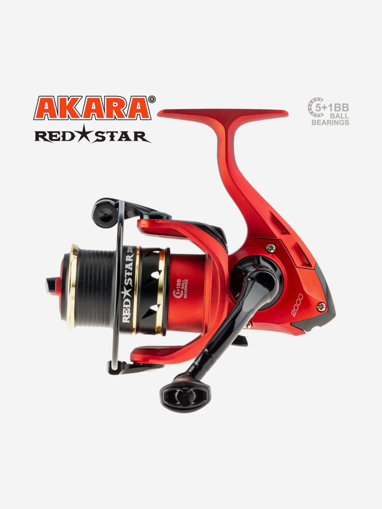 Катушка безынерционная Akara Red Star 1000 5+1bb