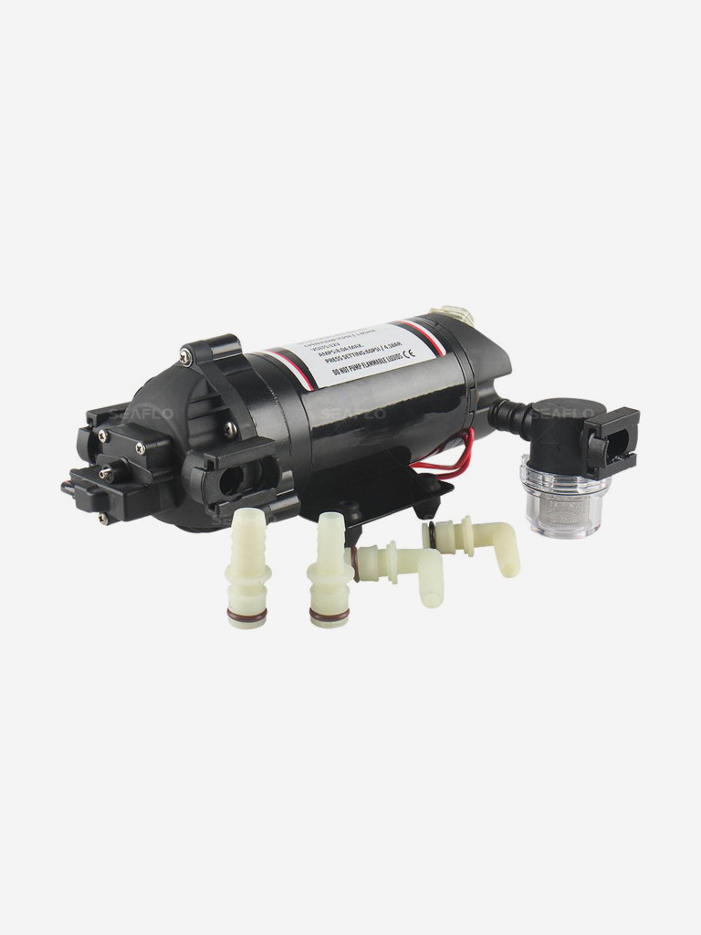 Помпа водоподающая SeaFlo мембранная, 12V, 5.5 л/мин, 11 BAR, 160 PSI