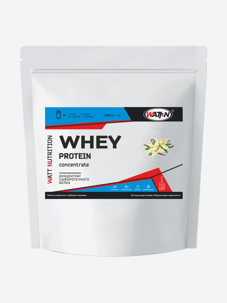 Протеин сывороточный Whey Protein Concentrate 80%, Ваниль 1000 гр