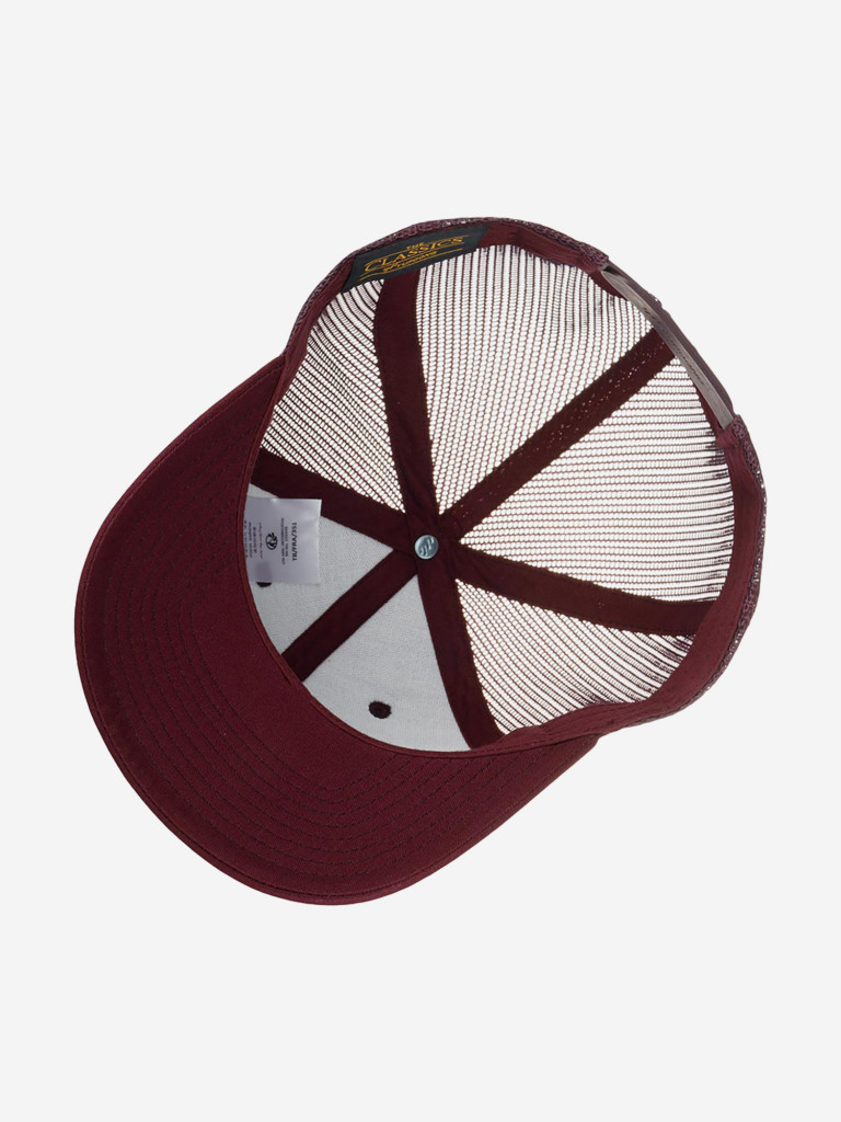 Бейсболка с сеточкой FLEXFIT 6606 (малиновый)