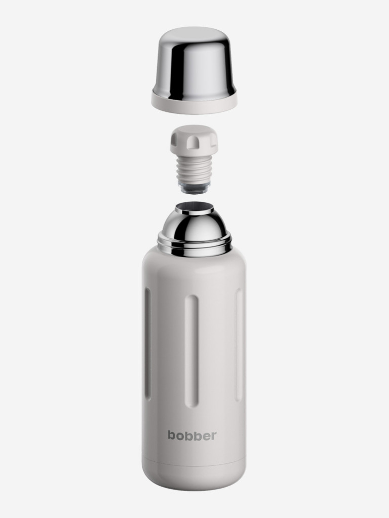 Термос вакуумный для напитков BOBBER Flask 770 мл, тепло до 36 часов, серый