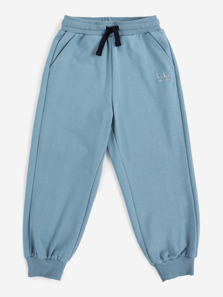 Джоггеры базовые голубые детские Button Blue