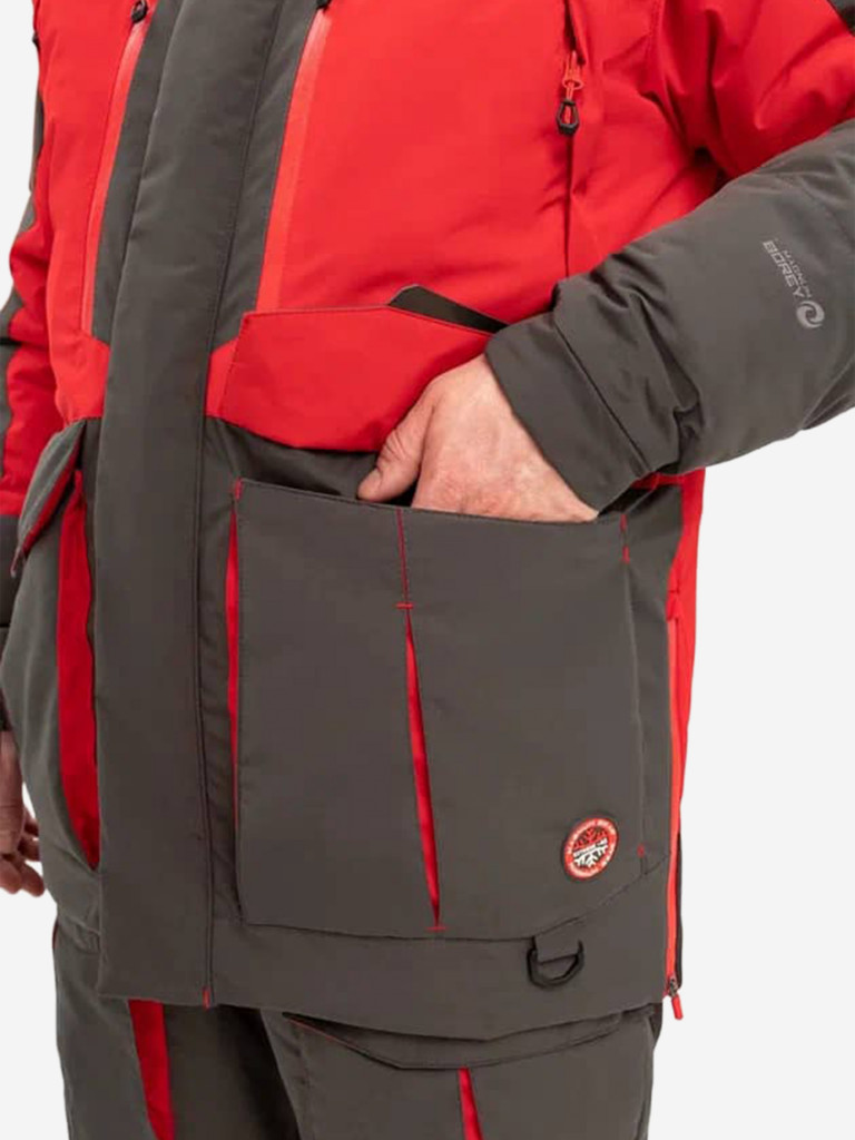 Костюм для рыбалки мужской MAGNUM GEAR TITAN 2 -45° С красный/графит