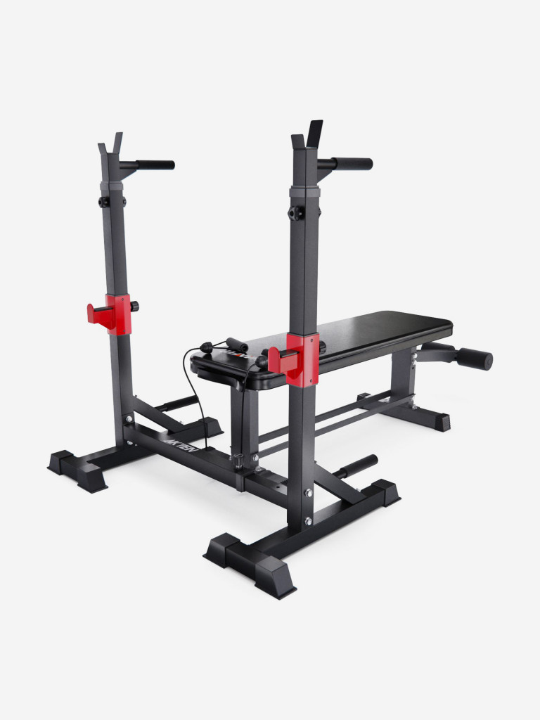 Прямая скамья со стойками под штангу DFC AKYEN