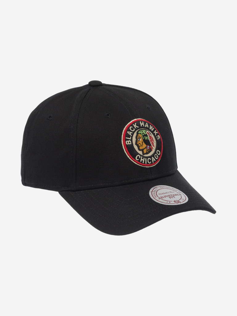 Бейсболка MITCHELL NESS EU1053-CHIBLA-BLK Chicago Blackhawks NHL