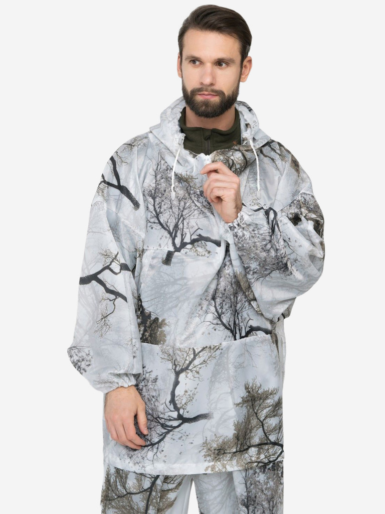 Костюм мужской на молнии Huntsman Метель маскировка Кусты шелк