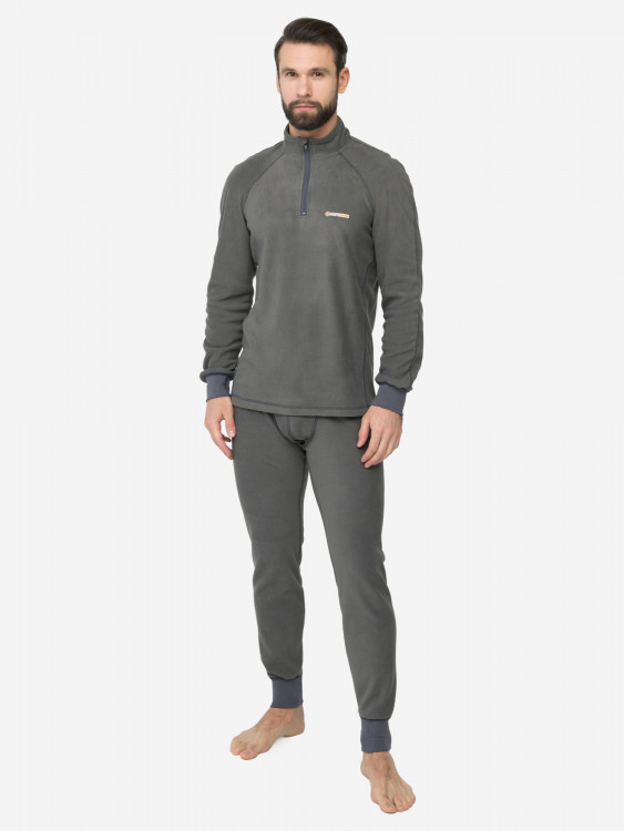 Термобелье HUNTSMAN Thermoline ZIP мужское на молнии флисовое второго слоя для охоты и рыбалки