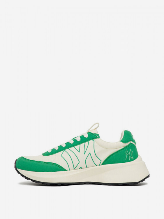 Кроссовки массивные MLB Chunky Jogger Бело-зеленые