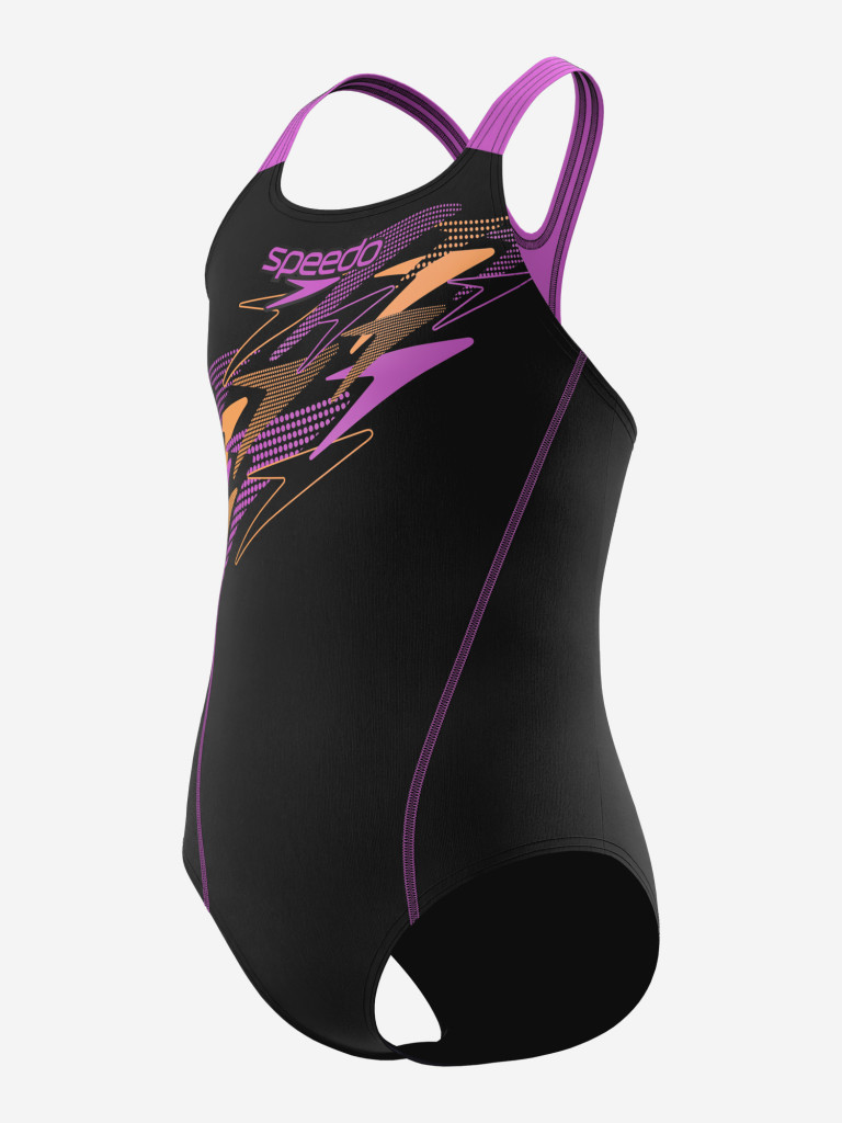 Купальник слитный для девочек Speedo Medley Logo