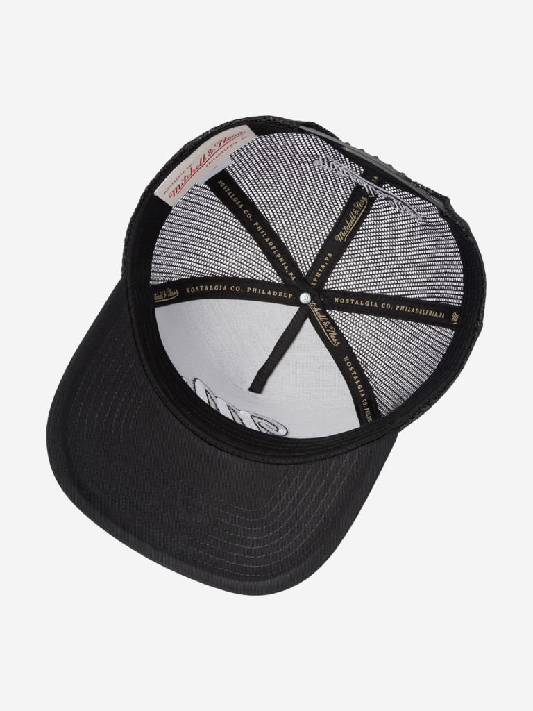 Бейсболка с сеточкой MITCHELL NESS HT8114-MNNBLCK (черный)