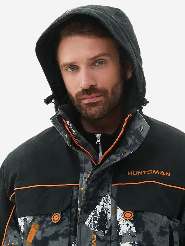 Костюм тактический мужской зимний мембранный на флисе Huntsman Канада V-2, ткань Исландия