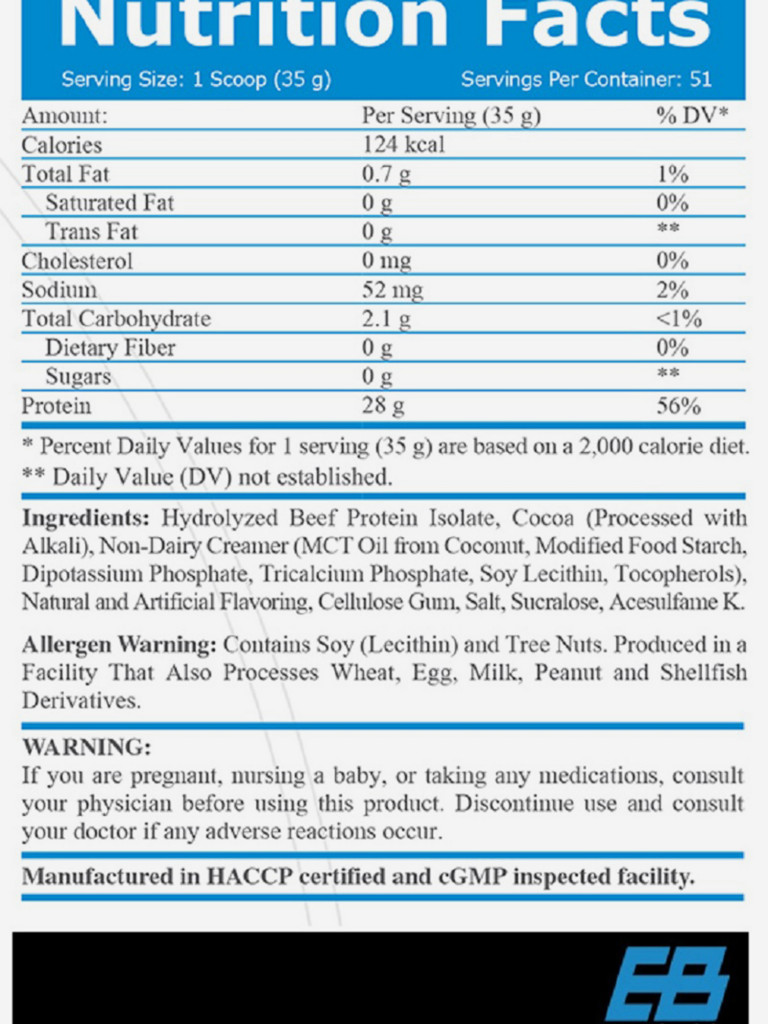 Изолят говядины Everbuild Nutrition 100% Beef Isolate 908 гр.