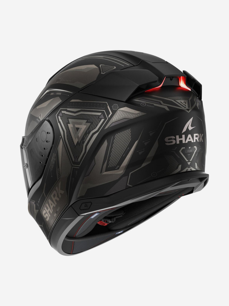 Мотошлем интеграл Shark SKWAL i3 LINIK MAT Black/Anthracite/Anthracite