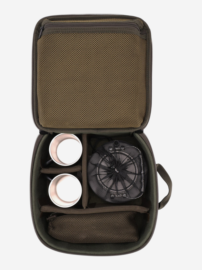 Набор посуды для двух персон с чайником LOGIC CARP 2MAN MUGS & KETTLE DINNING SET