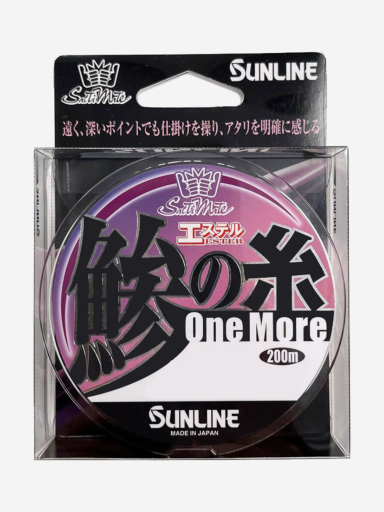 Монофильная леска эстер SUNLINE SM AJI NO ITO ONE MORE HG #0.35/1.85lb/0.097mm, 200m