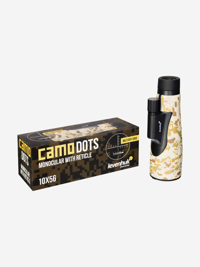 Монокуляр Levenhuk Camo Dots 10x56 с сеткой
