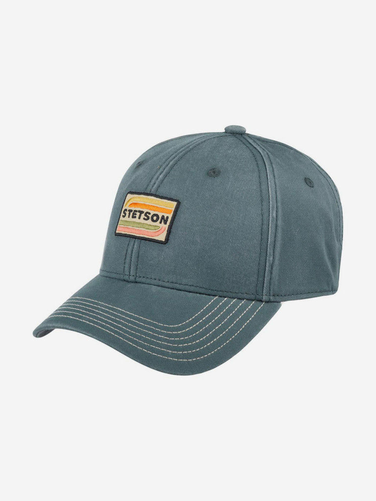 Бейсболка STETSON 7721110 BASEBALL CAP COTTON (голубой)