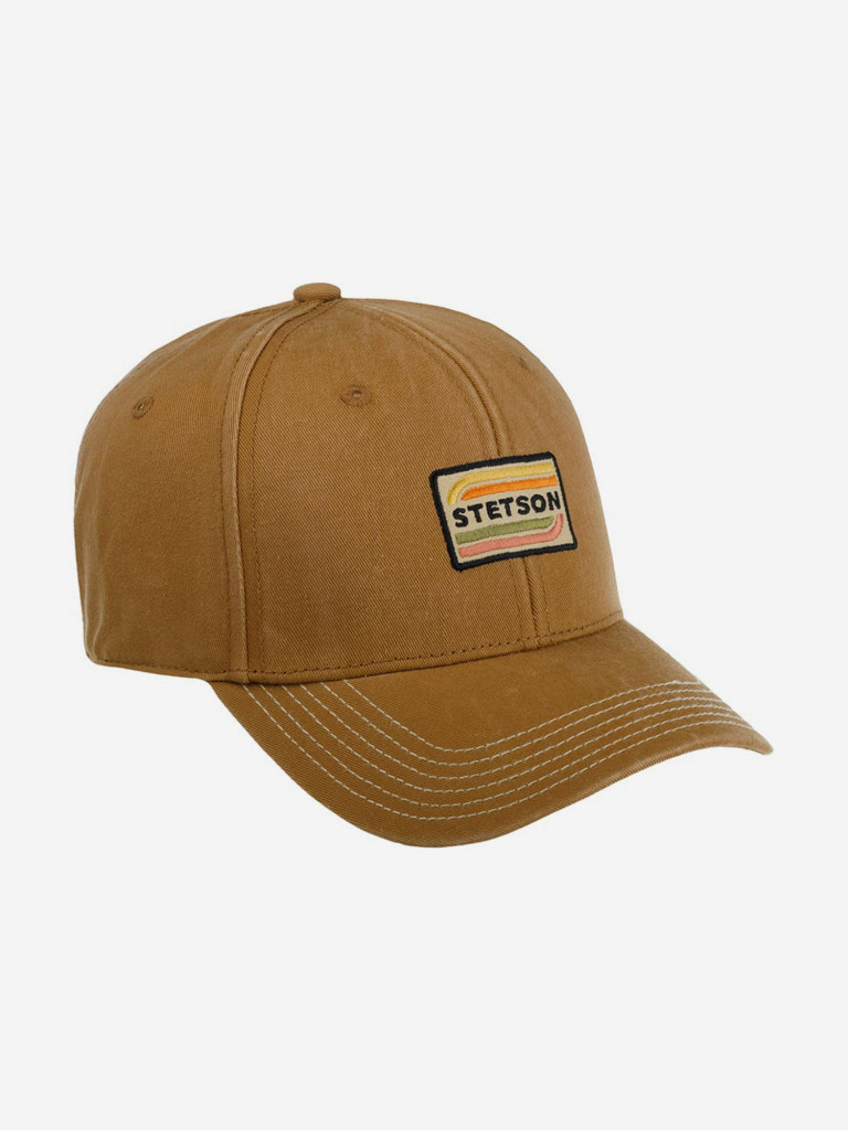 Бейсболка STETSON 7721110 BASEBALL CAP COTTON (коричневый)