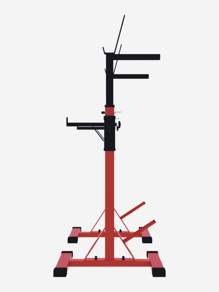 Стойки под штангу со страховкой Sportlim Zeus Красный