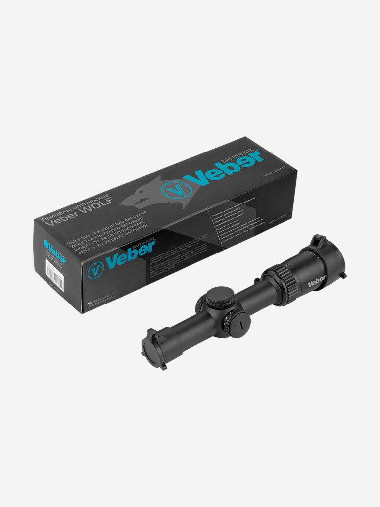 Прицел оптический Veber Wolf 1-8x24 GB FD Загонник