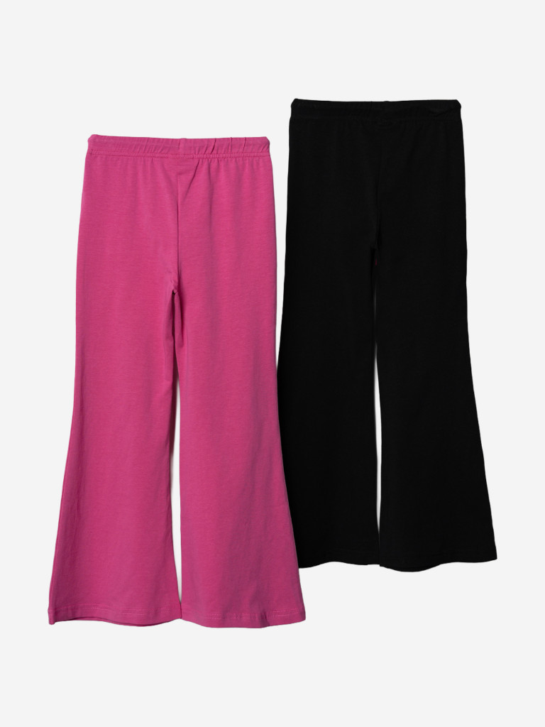 Брюки для девочек, 2 пары в комплекте PlayToday