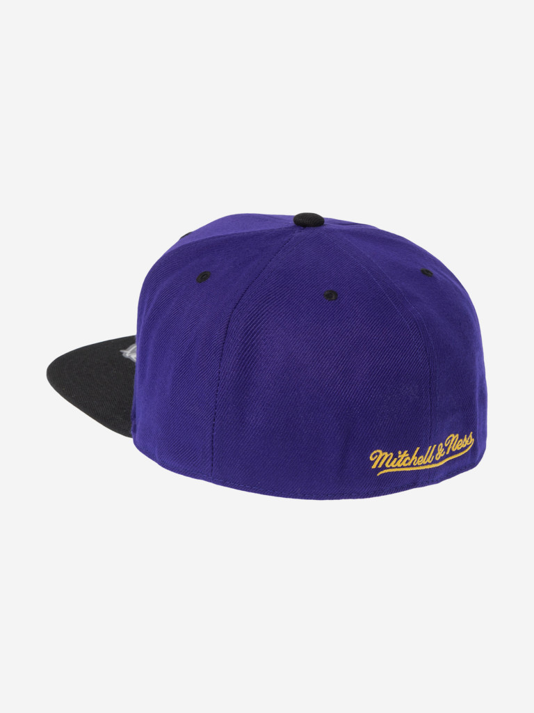 Бейсболка с прямым козырьком MITCHELL NESS 6HSFRI20095-LALPRBK Los Angeles Lakers NBA