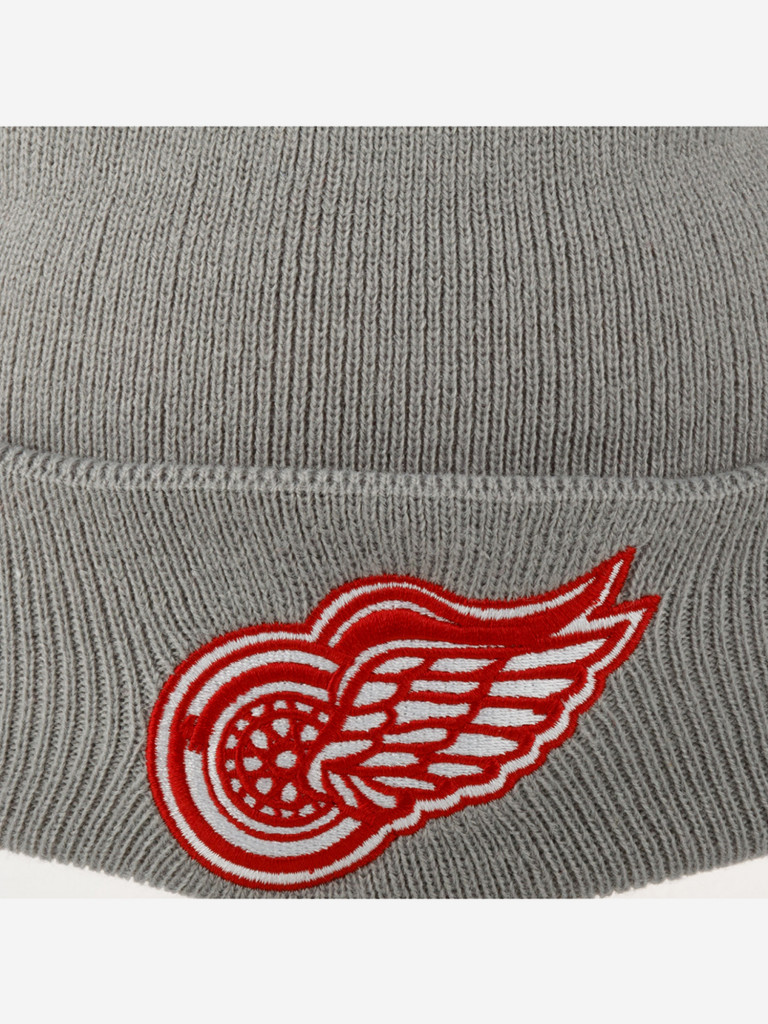 Шапка с отворотом MITCHELL NESS EU175-TEAMTALK-GRY Detroit Red Wings NHL