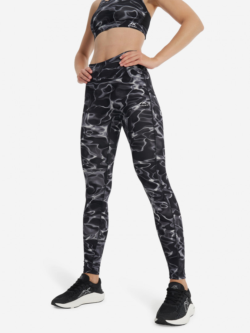 фото Легинсы женские athlex, черный