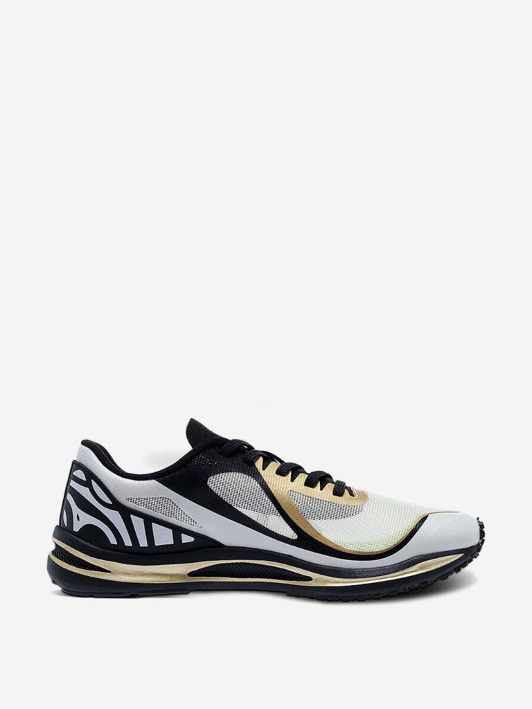 Кроссовки BMAI Cushioning Abrasion Resistant Lightweight Low Top FOAM4+Midsole Technology Sprint Running Shoes Men's Black Gold