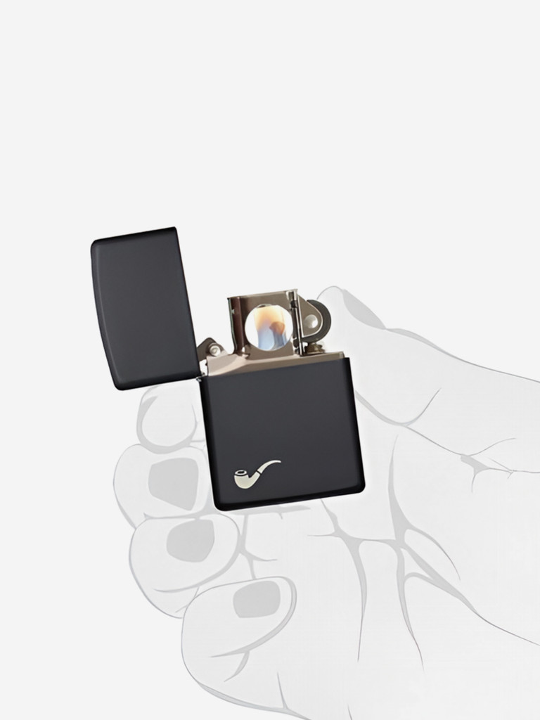 Зажигалка для трубок Zippo Pipe Black Matte