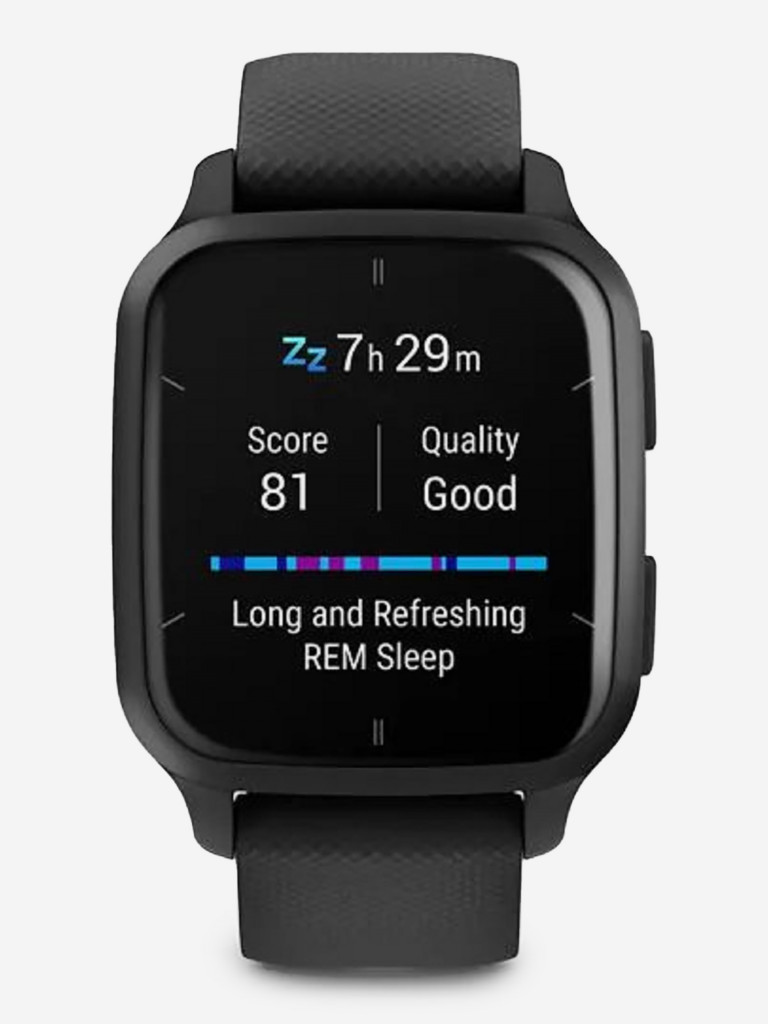 Часы Garmin Venu Sq 2 Music Edition черные с серым алюминиевым безелем 010-02700-10