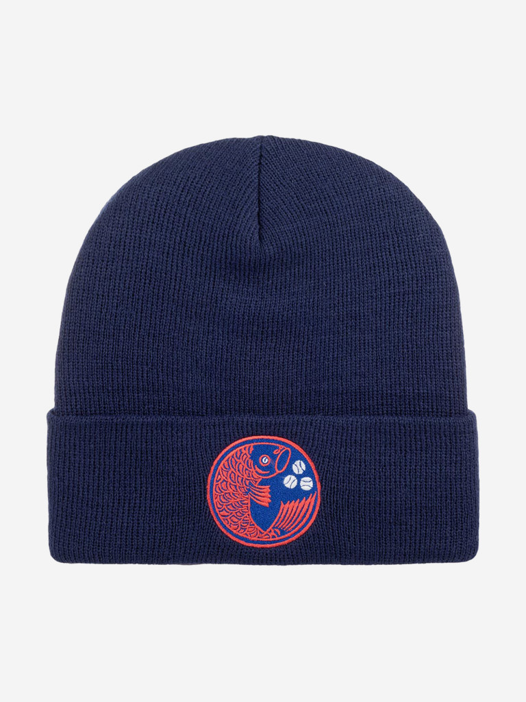 Шапка с отворотом AMERICAN NEEDLE 21019A-HTC Hiroshima Carp Cuffed Knit (синий)