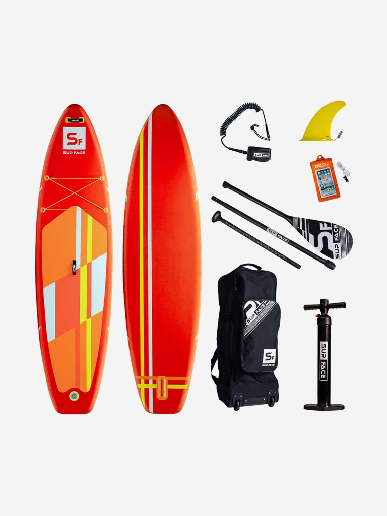 Доска SUP надувная SUP face Basic PLUS 10'8x32x6