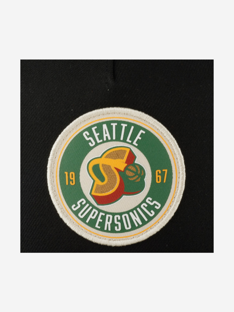 Бейсболка MITCHELL NESS HP8399-SSUBLCK Seattle Supersonics NBA (черный)