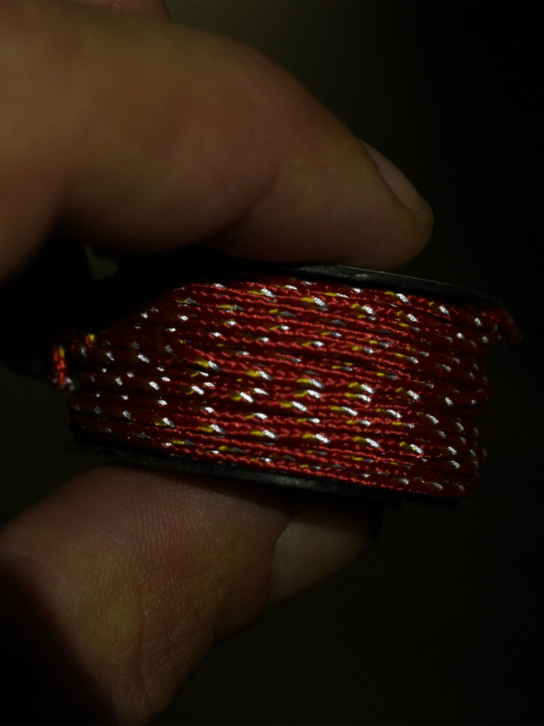 Микрокорд T-Gear x CORD nylon катушка 10м световозвращающий (Red'n'Stripes)