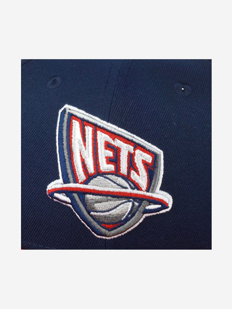 Бейсболка с прямым козырьком MITCHELL NESS HHSS3464-NJNYYPPPNYRD New Jersey Nets NBA (синий)
