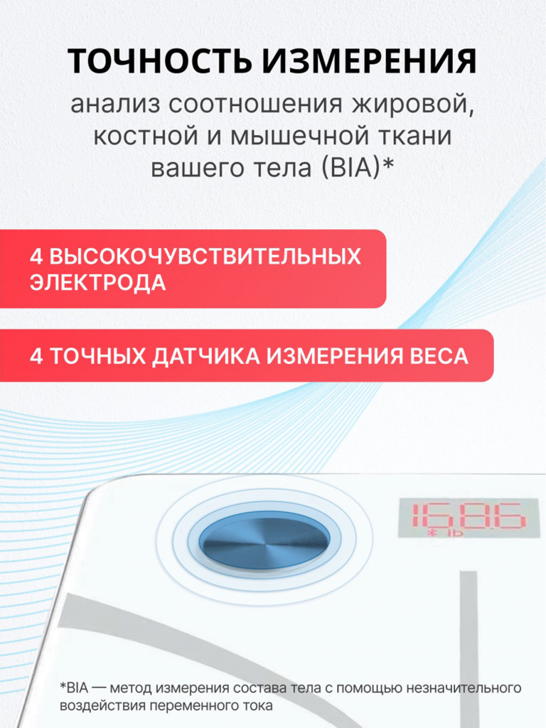 Умные напольные весы Renpho Elis 1 ES-32MD