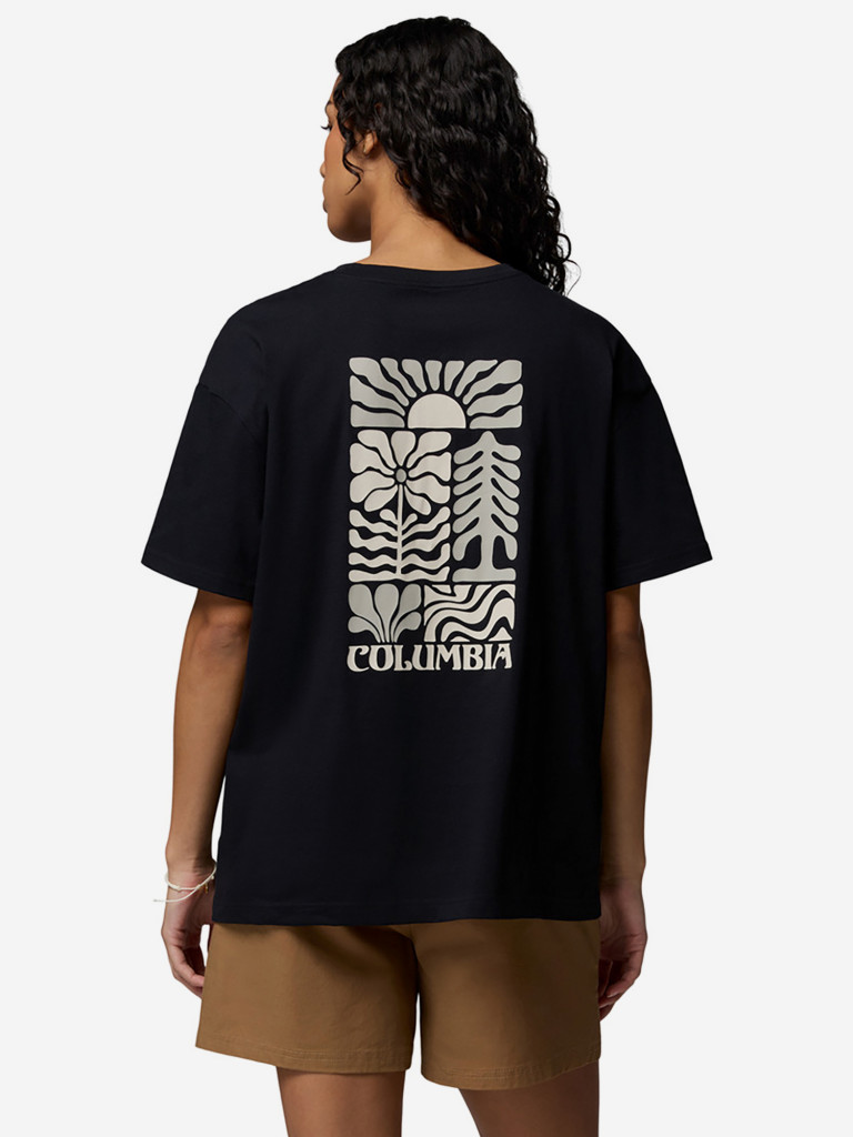 Футболка женская оверсайз Columbia Rolling Bend Graphic Oversized Tee