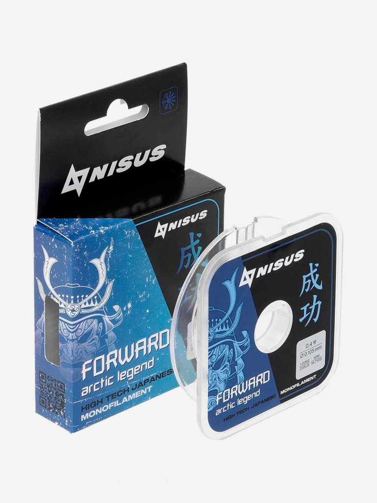 Леска для рыбалки Nisus FORWARD ARCTIC LEGEND Nylon 0,105мм, 50м, 1,2кг, прозрачный