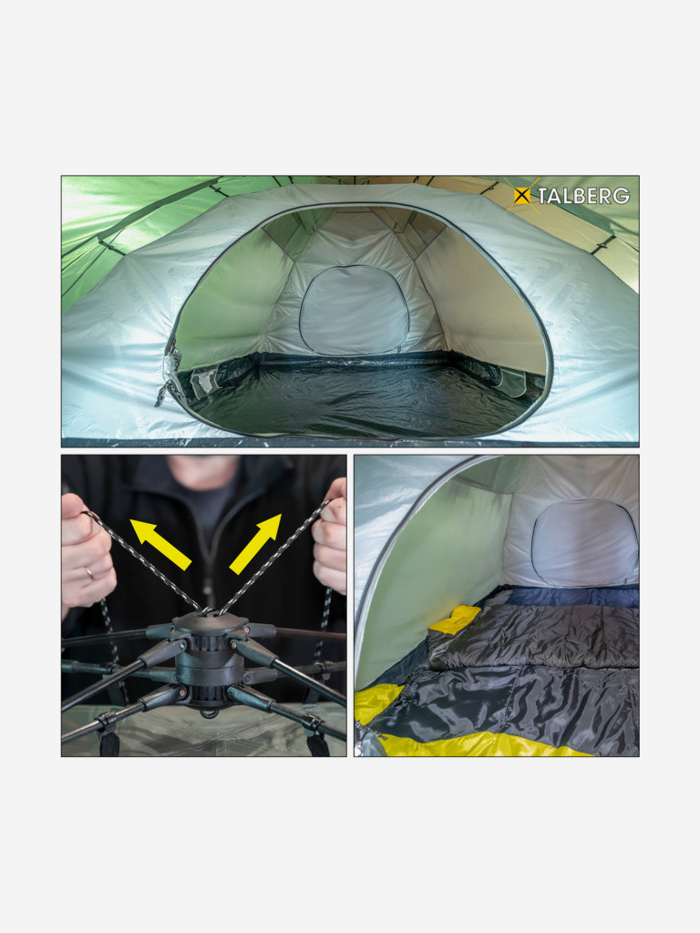 Палатка Talberg ALPINE EXPEDITION AUTO, зелёный