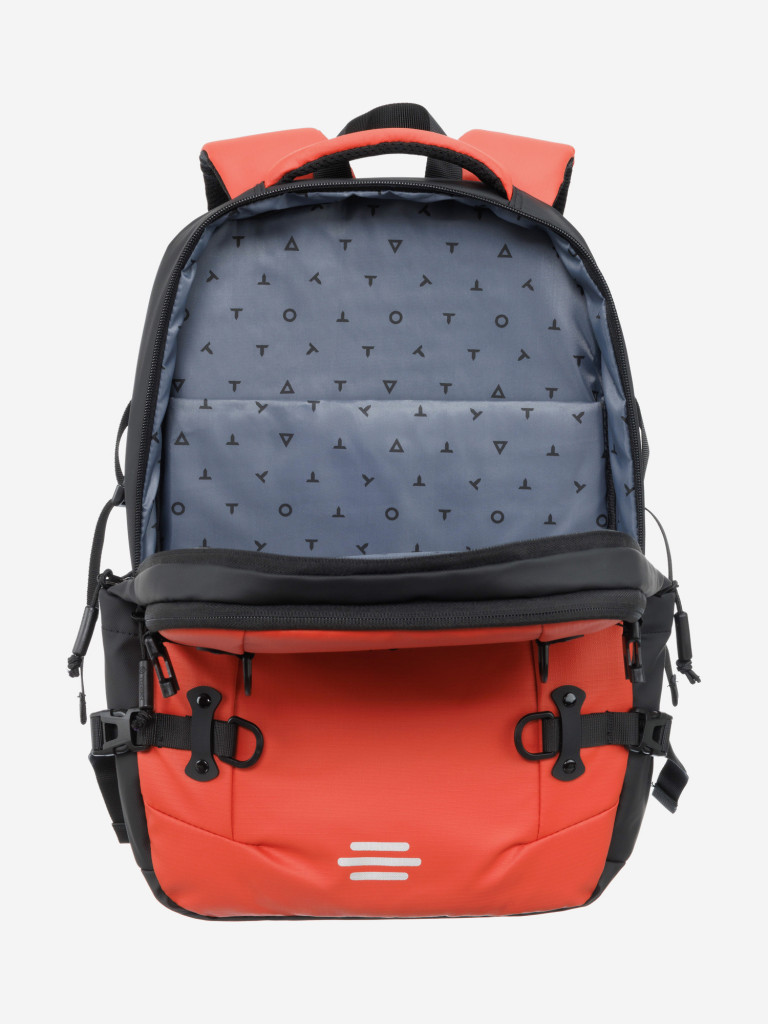 Рюкзак спортивный TORBER Xtreme 18" оранжевый/чёрный 17л