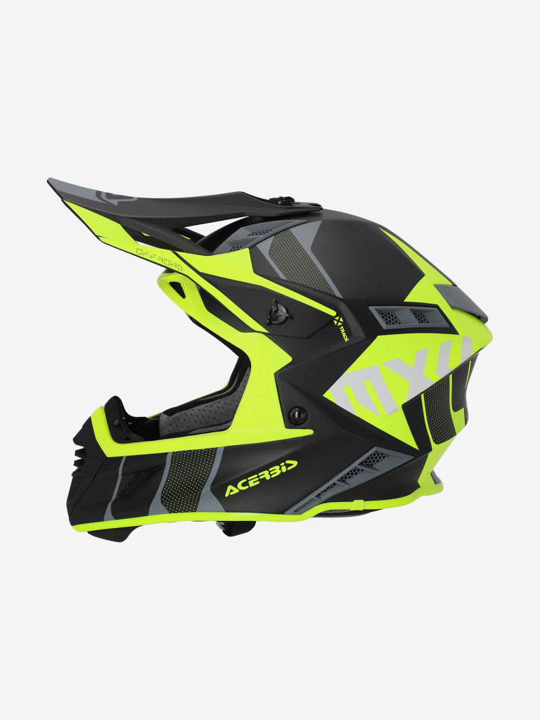 Мотошлем кроссовый взрослый Acerbis X-TRACK 22-06 Black/Fluo-Yellow
