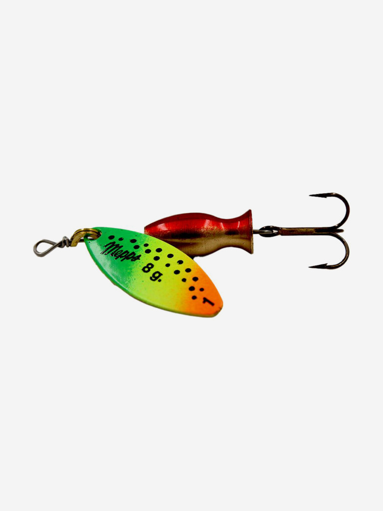 Блесна для рыбалки вертушка Mepps AGLIA LONG HEAVY, 1, Gold/Tiger, комплект из 5 штук