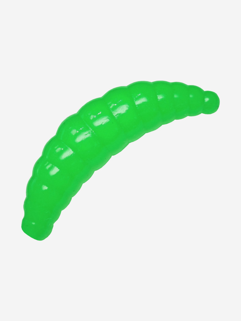 Силикон TROUT LURE (SANSAN) в банке, MAGGOT 30, СЫР, COL. 4 (Green), (12шт)