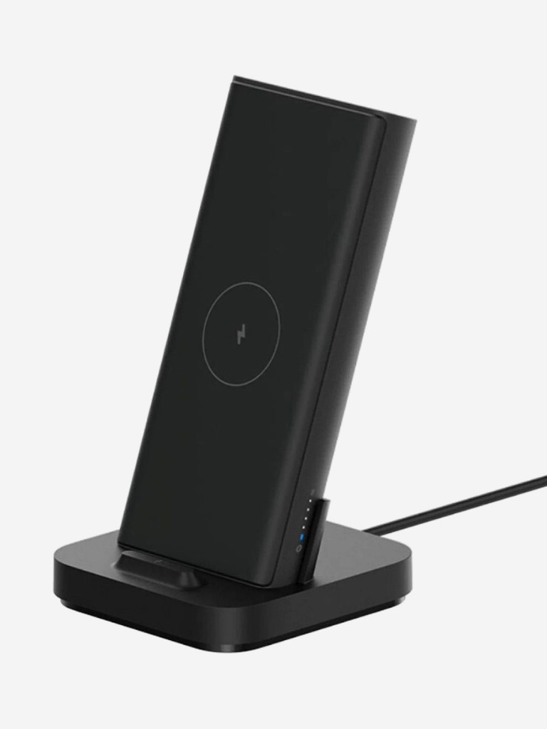 Внешний аккумулятор для беспроводной зарядки с подставкой 10000 mAh 30W (WPB25ZM), черный