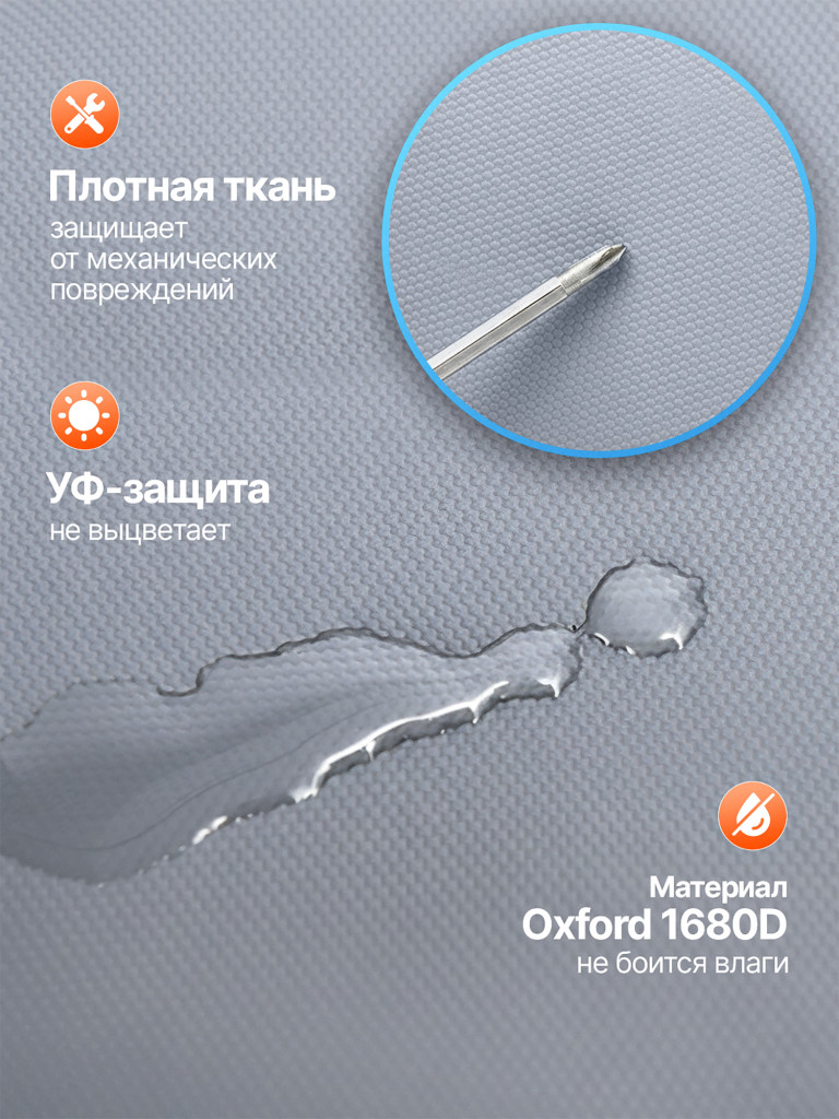 Сумка для рыбалки, ELLTT, R-3-1-3,тактическая, "серая"