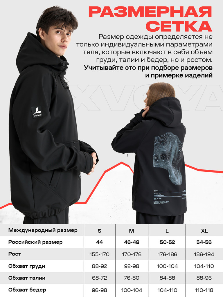 Анорак сноубордический XVOYA Arctic Point черный