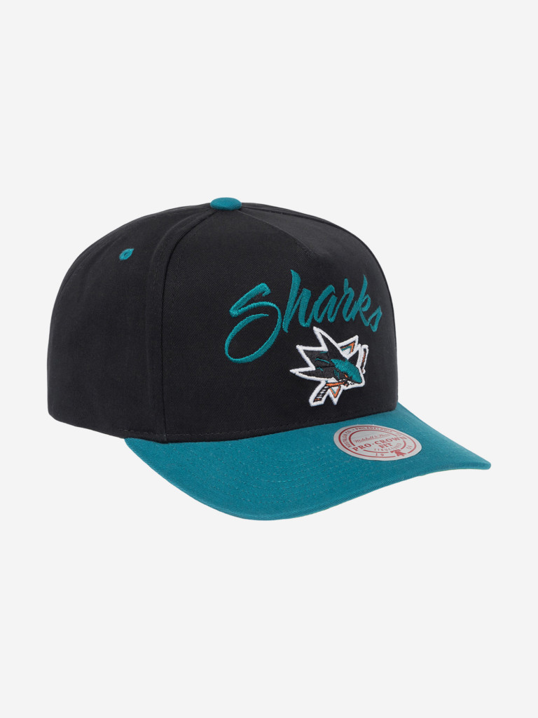 Бейсболка MITCHELL NESS HP9354-SJSBLCK San Jose Sharks NHL (черный)