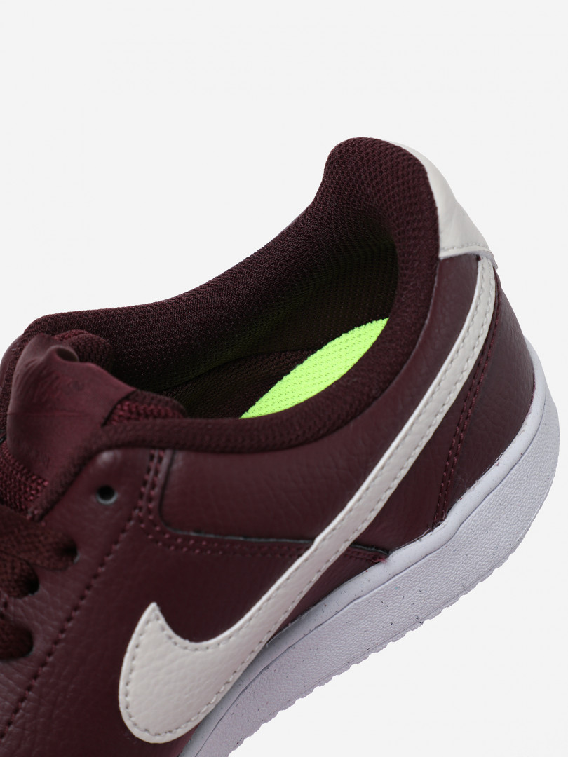 фото Кеды женские nike court vision low better, красный