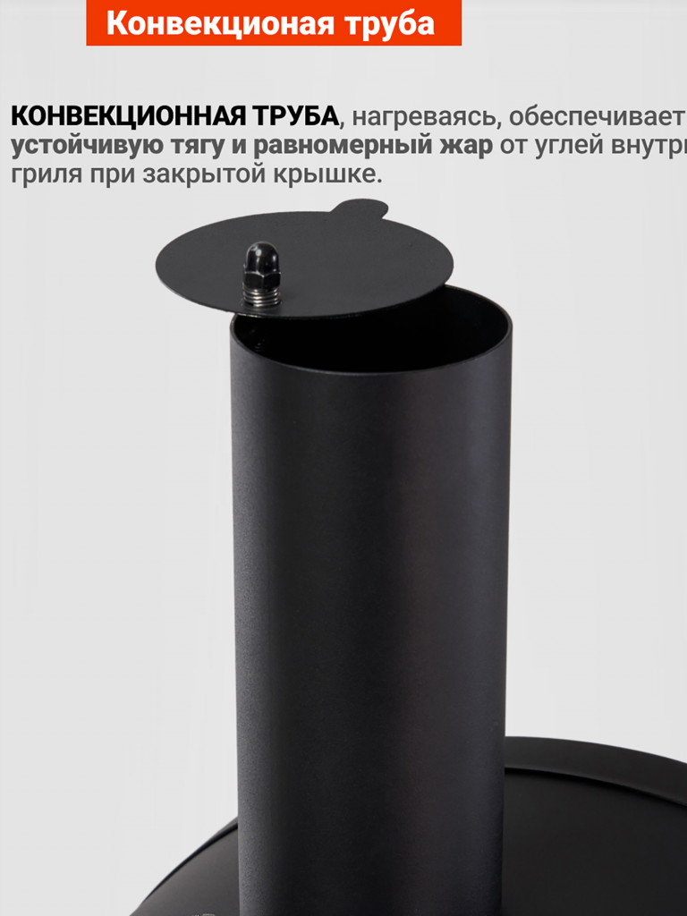 Угольный гриль барбекю Go Garden CHEF-Master 66